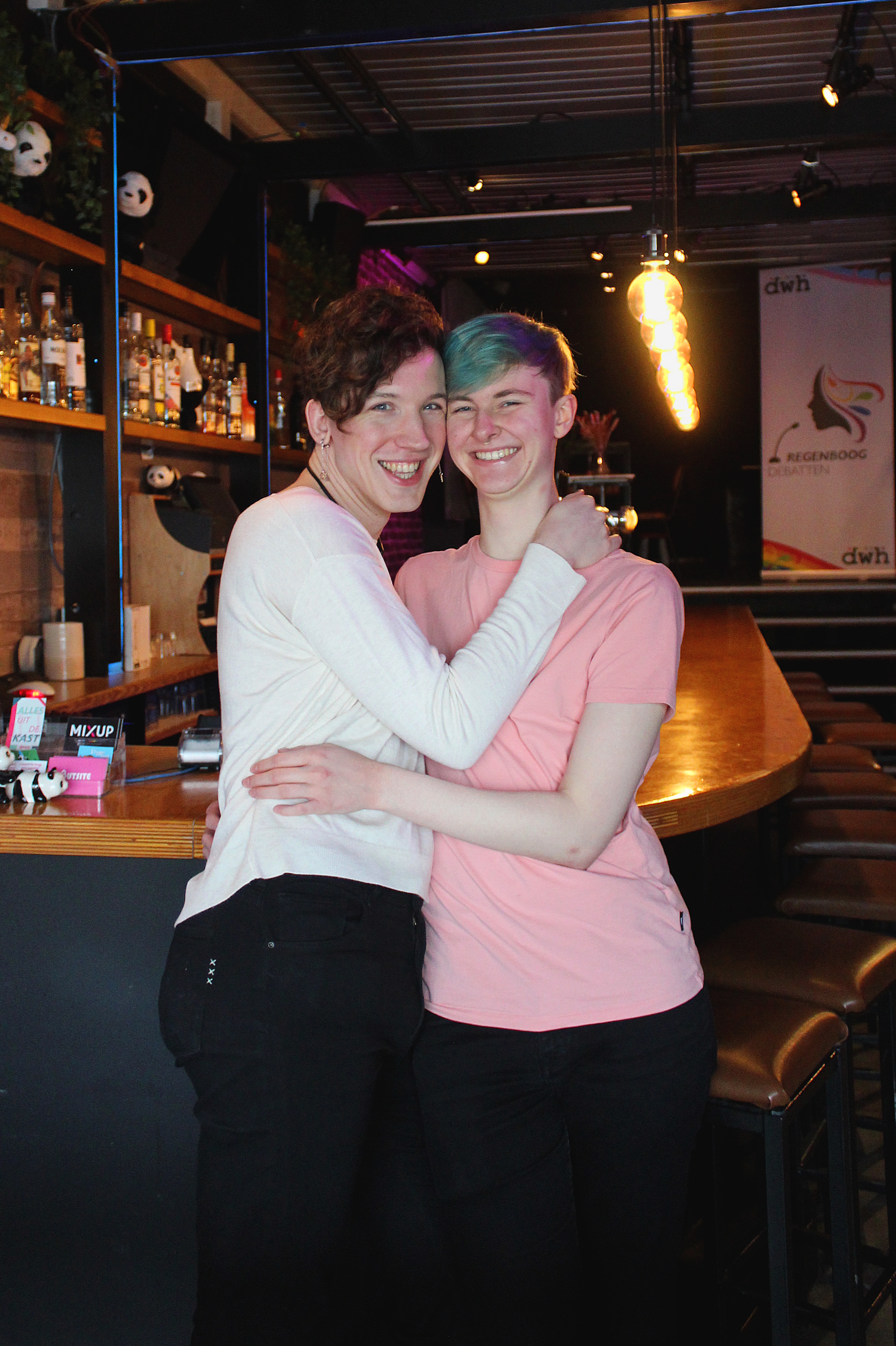 Links Rory en rechts Charlie