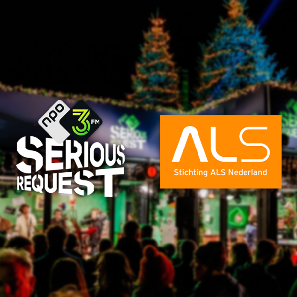 3FM Serious Request 2023 komt in actie voor Stichting ALS Nederland