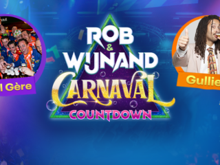 Volg Rob & Wijnand Carnaval Countdown via 3FM en mis niks van oa. Veul Gère, Lex Uiting en Lamme Frans