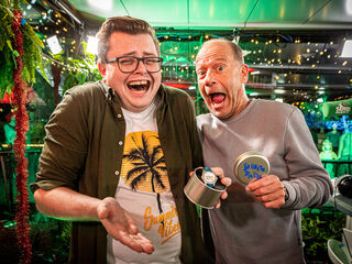 Presentator Ron Boszhard te gast bij het Glazen Huis