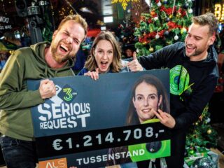 De tweede tussenstand van 3FM Serious Request: €1.214.708