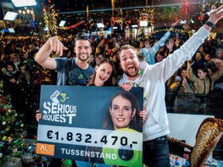 De derde tussenstand van 3FM Serious Request: €1.832.470