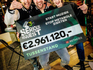 €2.961.120,- is de eerste tussenstand van 3FM Serious Request 2024