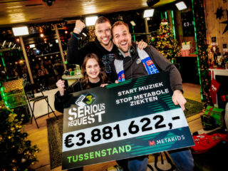 €3.881.622,- Is de tweede tussenstand van 3FM Serious Request