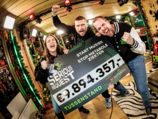 Laatste tussenstand van 3FM Serious Request: €9.894.357,-