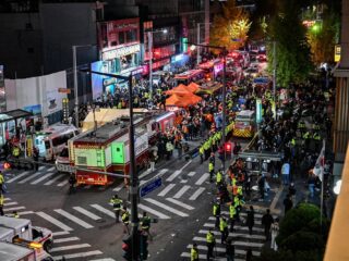 De ramp van Halloween in Seoul: dj Psycho Punkz zou hier eigenlijk optreden