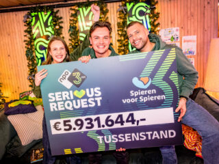 Tweede tussenstand 3FM Serious Request: €5.931.644,-
