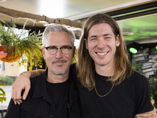 Eric Corton kwam langs in het Glazen Huis