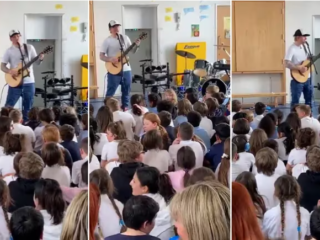 Ed Sheeran brengt verrassingsbezoek aan school in Brighton