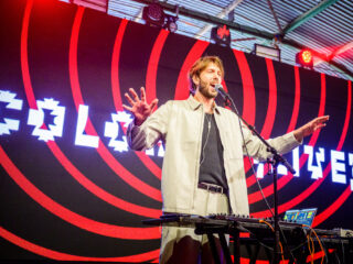 Coloray live met een sessie bij 3FM op Lowlands