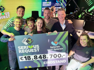 Definitieve eindstand 3FM Serious Request 2025: €18.848.700,- voor Spieren voor Spieren