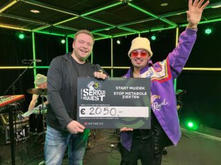 Kelvin Allison doneert €2.050,- aan 3FM Serious Request en breekt de Live Box af!