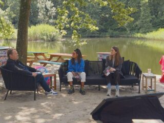 Studio Pinkpop met 3FM-dj Vera Siemons, Eva Cleven en Frank Evenblij