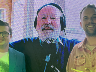 Lijsttrekker Frans Timmermans was te gast in de Ochtendshow