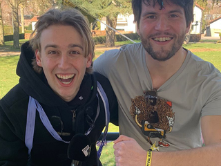 David (28) is de winnaar van het Gouden Festivalbandje