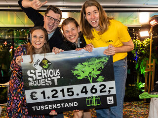 De vijfde tussenstand van 3FM Serious Request: €1.215.462,-