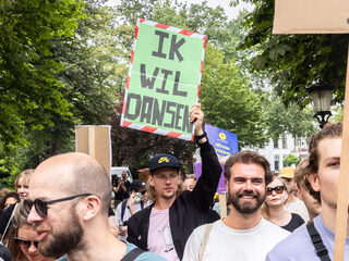 Dit was de protestmars van Unmute Us