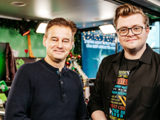 Wilfred Genee op bezoek in het Glazen Huis