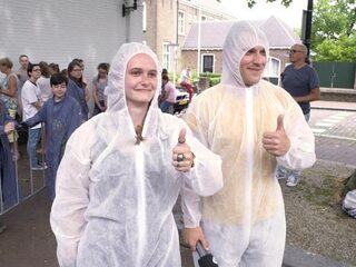 Kun je in een tussenuur met nieuwkomers street art maken?