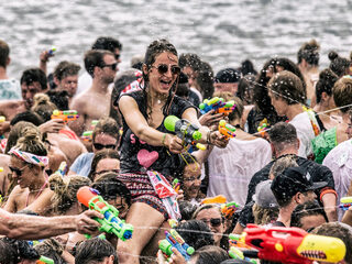 Solar organiseerde het watergevecht van het jaar