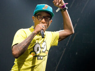 Pharrell Williams pet van Lowlands