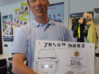 Gouden Plaat Jason Mraz bij 3FM
