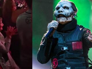 Oudere vrouw gaat viral omdat ze losgaat bij een Slipknot-concert