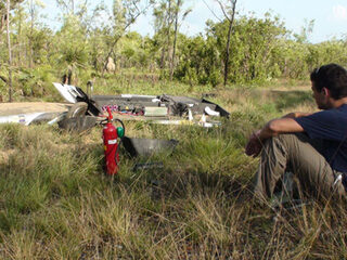 Giel belt over de Nuna5-crash