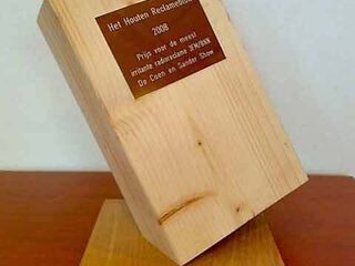 Houten Reclameblok 2009