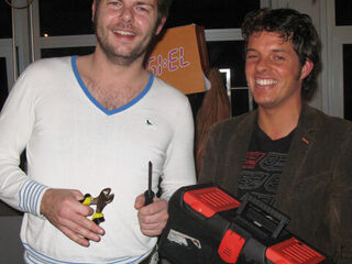 Sander en Filemon gaan klussen