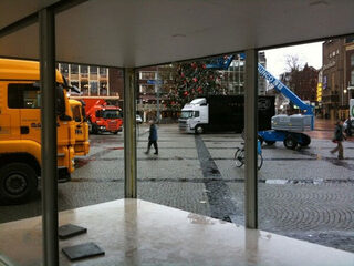 Volg de bouw van het Glazen Huis via de webcam