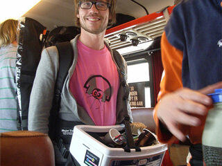 Treinende DJ's naar Groningen