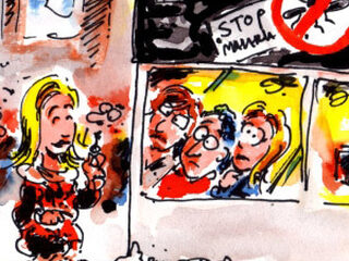 Cartoon dag 1: Feestelijke sluiting