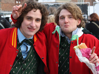 Eerste ochtend: studenten, ontbijten en KOUD!