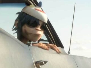 Bruce Willis in Gorillaz-clip