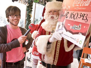 Eindstand Coca Cola Surprisetruck: 160.000 euro!