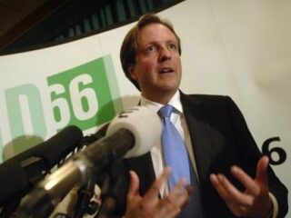 Alexander Pechtold aan de GIEL-Mobiel