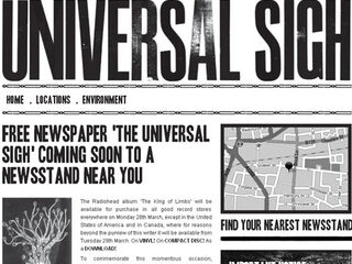 Radiohead geeft gratis krant uit