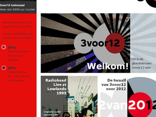 Nieuwe 3VOOR12 website