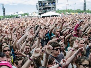 Album Top 100 kleurt roze door Pinkpop