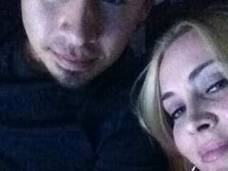 Anouk aan het werk met Afrojack