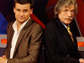 Wilfred Genee & Johan Derksen in de studio