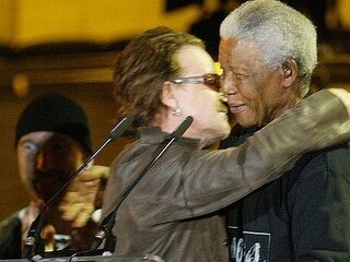 Eerbetoon U2 aan Mandela hoogste nieuwe in de Mega Top 50