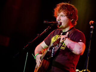 Ed Sheeran treedt op met Pink Floyd
