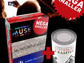 Tickets voor Muse, Robbie, Mumford & Sons én Lowlands!