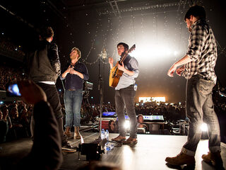 Mumford & Sons grapt over breuk band