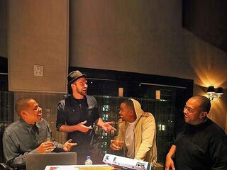Jay-Z, JT, Nas en Timbaland samen in studio
