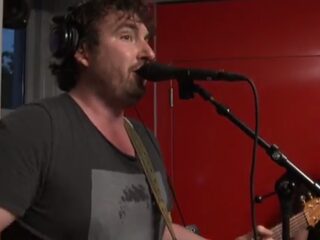 Adrian McPhee, Akke de Cowboy en DJ Shawn Rubens bij Barend en Wijnand