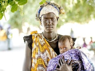 Nwalong uit Zuid-Soedan: "Als je geluk hebt, is er 1x per dag te eten."
