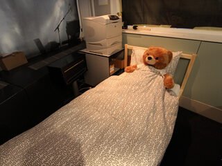 Slapen tijdens Giels recordpoging